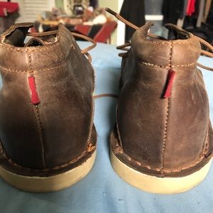 Oliberte brown leather shoes, made in Africa
